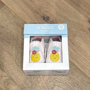 Robeez Pink Baby Walker Shoes with Soft Soles